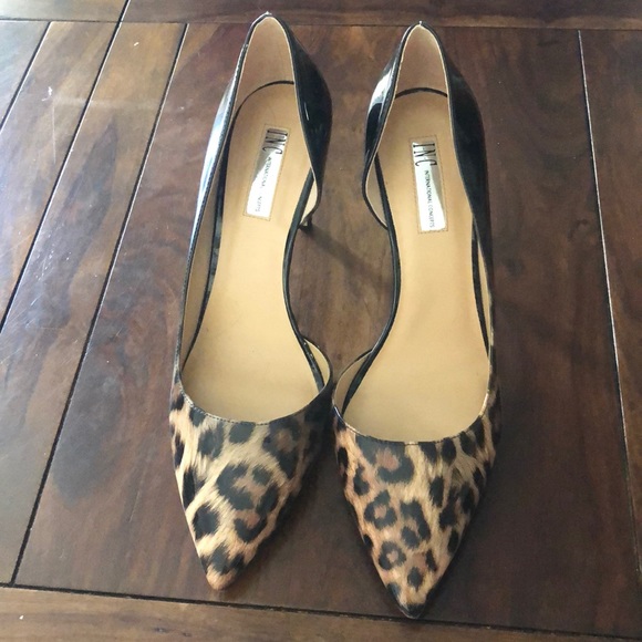 leopard print ombre heels